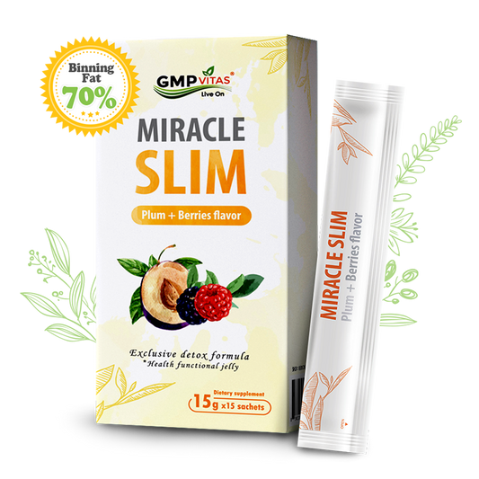 Miracle Slim Ultimate Fat Burner Diet Detox Jelly【15sachets/box】