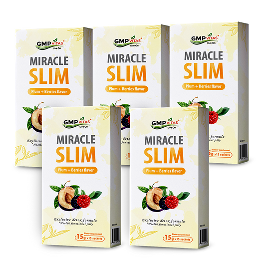 Miracle Slim Ultimate Fat Burner Diet Detox Jelly JUMBO PACK【5 boxes】